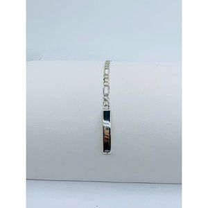 925 Sterling Silver Baby ID Bracelet 5"